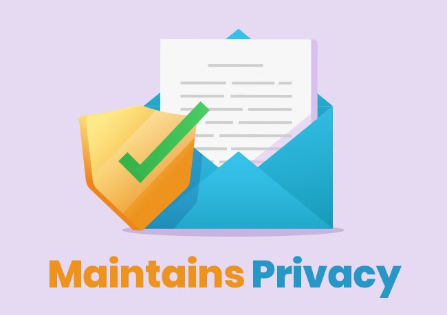 MAINTAINS PRIVACY