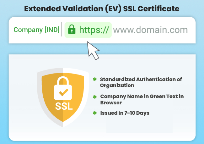 Extended Validation (EV) SSL Certificate