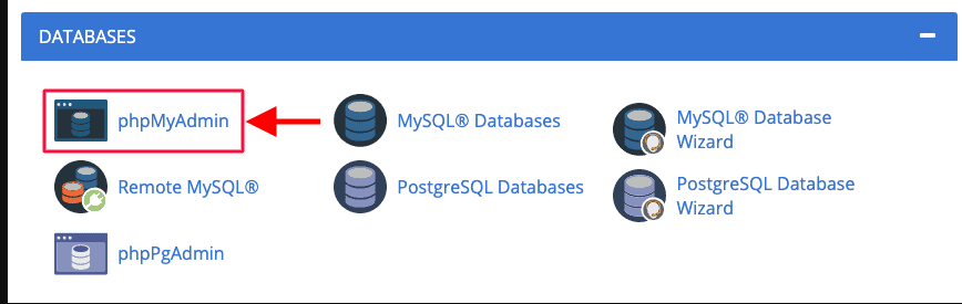 phpMyAdmin-cPanel